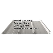 Damwandplaat 45/333 | Dak | Aluminium 0,70 mm | 25 µm Polyester | 9007 - Grijs aluminiumkleurig #2