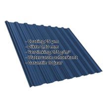 Damwandplaat T18DR | Dak Staal 0,50 mm | 25 µm Polyester | 5010 - Gentiaanblauw Damwandplaat T18DR | Dak | Staal 0,50 mm | 25 µm Polyester | 5010 - Gentiaanblauw #2