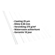 Damwandplaat T18DR | Dak Staal 0,50 mm | 25 µm Polyester | 9010 - Zuiverwit Damwandplaat T18DR | Dak | Staal 0,50 mm | 25 µm Polyester | 9010 - Zuiverwit #2