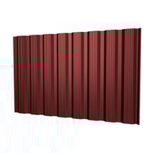 Damwandplaat T18DR | Gevel | Aluminium 0,70 mm | 25 µm Polyester | 8012 - Roodbruin #1