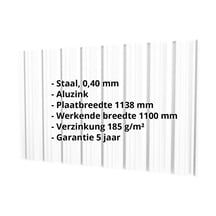 Damwandplaat T18DR | Gevel Staal 0,40 mm | Aluzink | Zilvergrijs Damwandplaat T18DR | Gevel | Staal 0,40 mm | Aluzink | Zilvergrijs #2
