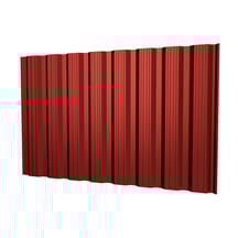 Damwandplaat T18DR | Gevel | Staal 0,50 mm | 25 µm Polyester | 028 - Kersrood #1