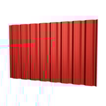 Damwandplaat T18DR | Gevel Staal 0,50 mm | 25 µm Polyester | 3016 - Koraalrood Damwandplaat T18DR | Gevel | Staal 0,50 mm | 25 µm Polyester | 3016 - Koraalrood #1