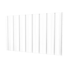 Damwandplaat T18DR | Gevel | Staal 0,50 mm | 25 µm Polyester | 9010 - Zuiverwit #1