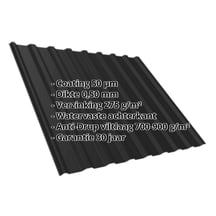 Damwandplaat T20M | Dak | Anti-Drup 700 g/m² Staal 0,50 mm | 50 µm PURLAK® | 9005 - Gitzwart Damwandplaat T20M | Dak | Anti-Drup 700 g/m² | Staal 0,50 mm | 50 µm PURLAK® | 9005 - Gitzwart #2