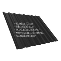 Damwandplaat T20M | Dak Staal 0,50 mm | 50 µm PURMAT® | 033 - Zwart Damwandplaat T20M | Dak | Staal 0,50 mm | 50 µm PURMAT® | 033 - Zwart #2