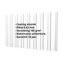 Damwandplaat T20M | Gevel | Staal 0,63 mm | Aluzink | Zilvergrijs #2