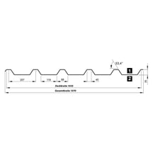 Damwandplaat T35/207M | Dak | Anti-Drup 700 g/m² Staal 0,50 mm | 25 µm Polyester | 7016 - Antracietgrijs Damwandplaat T35/207M | Dak | Anti-Drup 700 g/m² | Staal 0,50 mm | 25 µm Polyester | 7016 - Antracietgrijs #9