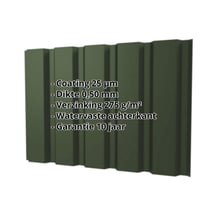 Damwandplaat T35/207M | Gevel Staal 0,50 mm | 25 µm Polyester | 6020 - Chroomoxydegroen Damwandplaat T35/207M | Gevel | Staal 0,50 mm | 25 µm Polyester | 6020 - Chroomoxydegroen #2