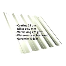 Damwandplaat T35DR | Dak | Staal 0,50 mm | 25 µm Polyester | 9002 - Grijswit #2