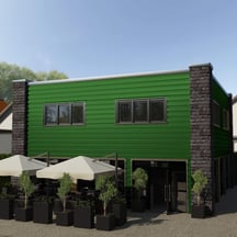 Damwandplaat T35DR | Gevel | Staal 0,50 mm | 50 µm PURMAT® | 011 - Groen #3