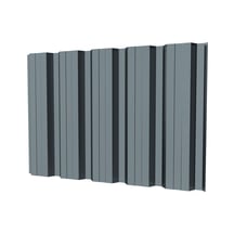 Damwandplaat T35DR | Gevel | Staal 0,50 mm | 25 µm Polyester | 7000 - Pelsgrijs #1