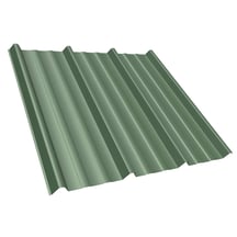 Damwandplaat T45/333M | Dak Staal 0,75 mm | 25 µm Polyester | 6011 - Resedagroen Damwandplaat T45/333M | Dak | Staal 0,75 mm | 25 µm Polyester | 6011 - Resedagroen #1