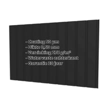 Damwandplaat T7M | Gevel | Staal 0,50 mm | 50 µm PURMAT® | 033 - Zwart #2