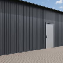 Damwandplaat T7M | Gevel | Staal 0,50 mm | 25 µm Polyester | 7024 - Grafietgrijs #3