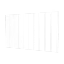 Damwandplaat T7M | Gevel | Staal 0,75 mm | 25 µm Polyester | 9010 - Zuiverwit #1