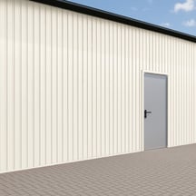 Damwandplaat T7M | Gevel | Staal 0,75 mm | 25 µm Polyester | 9010 - Zuiverwit #2