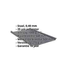 Felsplaat 33/500-LE | Dak | Anti-Drup 1000 g/m² | Restpartij | Staal 0,40 mm | 25 µm Polyester | 7016 - Antracietgrijs #2