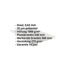 Felsplaat 33/500-LE | Dak | Anti-Drup 1000 g/m² Staal 0,63 mm | 25 µm Polyester | 9006 - Zilver-Metallic Felsplaat 33/500-LE | Dak | Anti-Drup 1000 g/m² | Staal 0,63 mm | 25 µm Polyester | 9006 - Zilver-Metallic #2
