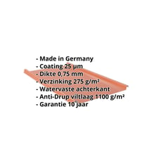 Felsplaat 33/500-LE | Dak | Anti-Drup 1000 g/m² | Staal 0,75 mm | 25 µm Polyester | 8004 - Koperbruin #2