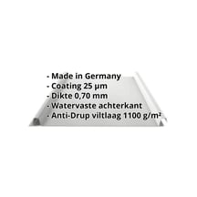 Felsplaat 33/500-LE | Dak | Anti-Drup 1000 g/m² | Aluminium 0,70 mm | 25 µm Polyester | 9006 - Zilver-Metallic #2