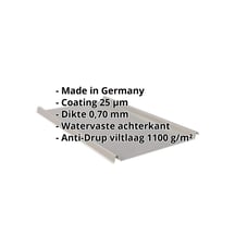 Felsplaat 33/500-LE | Dak | Anti-Drup 1000 g/m² | Aluminium 0,70 mm | 25 µm Polyester | 9007 - Grijs aluminiumkleurig #2