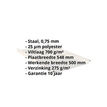 Felsplaat 33/500-LE | Dak | Anti-Drup 700 g/m² | Staal 0,75 mm | 25 µm Polyester | 9002 - Grijswit #2