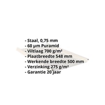 Felsplaat 33/500-LE | Dak | Anti-Drup 700 g/m² Staal 0,75 mm | 60 µm Puramid | 9002 - Grijswit Felsplaat 33/500-LE | Dak | Anti-Drup 700 g/m² | Staal 0,75 mm | 60 µm Puramid | 9002 - Grijswit #2