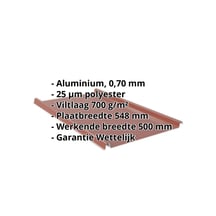 Felsplaat 33/500-LE | Dak | Anti-Drup 700 g/m² | Aluminium 0,70 mm | 25 µm Polyester | 8012 - Roodbruin #2