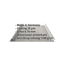 Felsplaat 33/500-LR | Dak | Anti-Drup 1000 g/m² | Aluminium 0,70 mm | 25 µm Polyester | 9007 - Grijs aluminiumkleurig #2