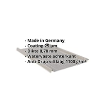 Felsplaat 33/500-LR | Dak | Anti-Drup 1000 g/m² | Aluminium 0,70 mm | 25 µm Polyester | 9007 - Grijs aluminiumkleurig #2