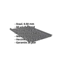 Felsplaat 33/500-LR | Dak | Anti-Drup 700 g/m² | Staal 0,50 mm | 60 µm TTHD | 7016 - Antracietgrijs #2