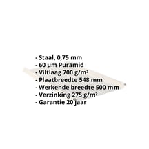 Felsplaat 33/500-LR | Dak | Anti-Drup 700 g/m² | Staal 0,75 mm | 60 µm Puramid | 9002 - Grijswit #2