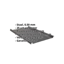 Felsplaat 33/500-LR | Dak Staal 0,50 mm | 25 µm Polyester | 9005 - Gitzwart Felsplaat 33/500-LR | Dak | Staal 0,50 mm | 25 µm Polyester | 9005 - Gitzwart #2