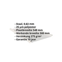 Felsplaat 33/500-LR | Dak | Staal 0,63 mm | 25 µm Polyester | 9006 - Zilver-Metallic #2