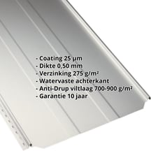 Felsplaat PD-510-S | Damwand | Anti-Drup 700 g/m² Staal 0,50 mm | 25 µm Polyester | 9002 - Grijswit Felsplaat PD-510-S | Damwand | Anti-Drup 700 g/m² | Staal 0,50 mm | 25 µm Polyester | 9002 - Grijswit #2