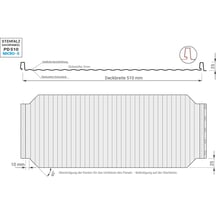 Felsplaat PD-510-S | Mikro | Staal 0,50 mm | 50 µm PURMAT® | 9005 - Gitzwart #3