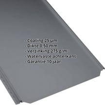 Felsplaat PD-510-S | Vlak | Staal 0,50 mm | 25 µm Polyester | 7024 - Grafietgrijs #2