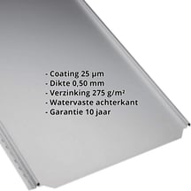 Felsplaat PD-510-S | Vlak Staal 0,50 mm | 25 µm Polyester | 9006 - Zilver-Metallic Felsplaat PD-510-S | Vlak | Staal 0,50 mm | 25 µm Polyester | 9006 - Zilver-Metallic #2