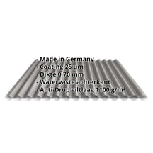 Golfplaat 18/1064 | Dak | Anti-Drup 1000 g/m² | Aluminium 0,70 mm | 25 µm Polyester | 9007 - Grijs aluminiumkleurig #2