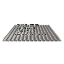 Golfplaat 18/1064 | Dak | Aluminium 0,70 mm | 25 µm Polyester | 9007 - Grijs aluminiumkleurig #2