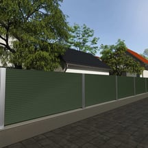 Golfplaat PF25W | Gevel | Staal 0,50 mm | 35 µm Mattpolyester | 011 - Groen #4