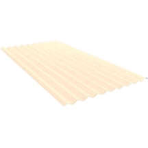 Golfplaat PF25W | Gevel | Staal 0,50 mm | 25 µm Polyester | 1015 - Licht ivoorkleurig #2