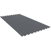 Golfplaat PF25W | Gevel | Staal 0,50 mm | 25 µm Polyester | 7024 - Grafietgrijs #2
