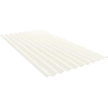 Golfplaat PF25W | Gevel | Staal 0,75 mm | 25 µm Polyester | 9002 - Grijswit #2