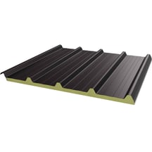 Sandwich Paneel ECO 1000-30 | Dak | Kern 30 mm | 25 µm Polyester | 8019 - Grijsbruin | 5600 mm #2