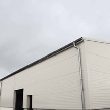 Sandwich Paneel Wall 1100 80 | Gevel | Kern 8 cm | 25 µm Polyester | 9002 - Grijswit | 3,00 m #9