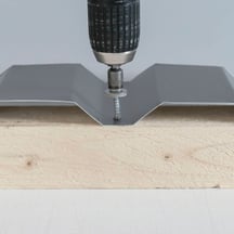 RVS schroeven | Voor montage dal op houten constructie | 6,0 x 40 mm E12 | Blank #4