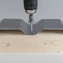 RVS schroeven | Voor montage dal op houten constructie | 6,0 x 40 mm E12 | Antracietgrijs #2