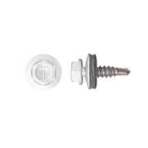 RVS schroeven | Voor overlappingen en zetwerk | 4,8 x 20 mm D14 | Lichtgrijs #1